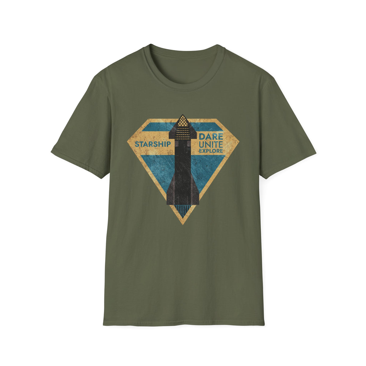 SpaceX-Starship: Dare. Unite. Explore. T-Shirt