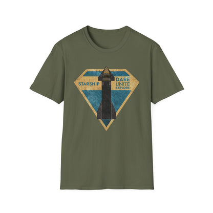 SpaceX-Starship: Dare. Unite. Explore. T-Shirt