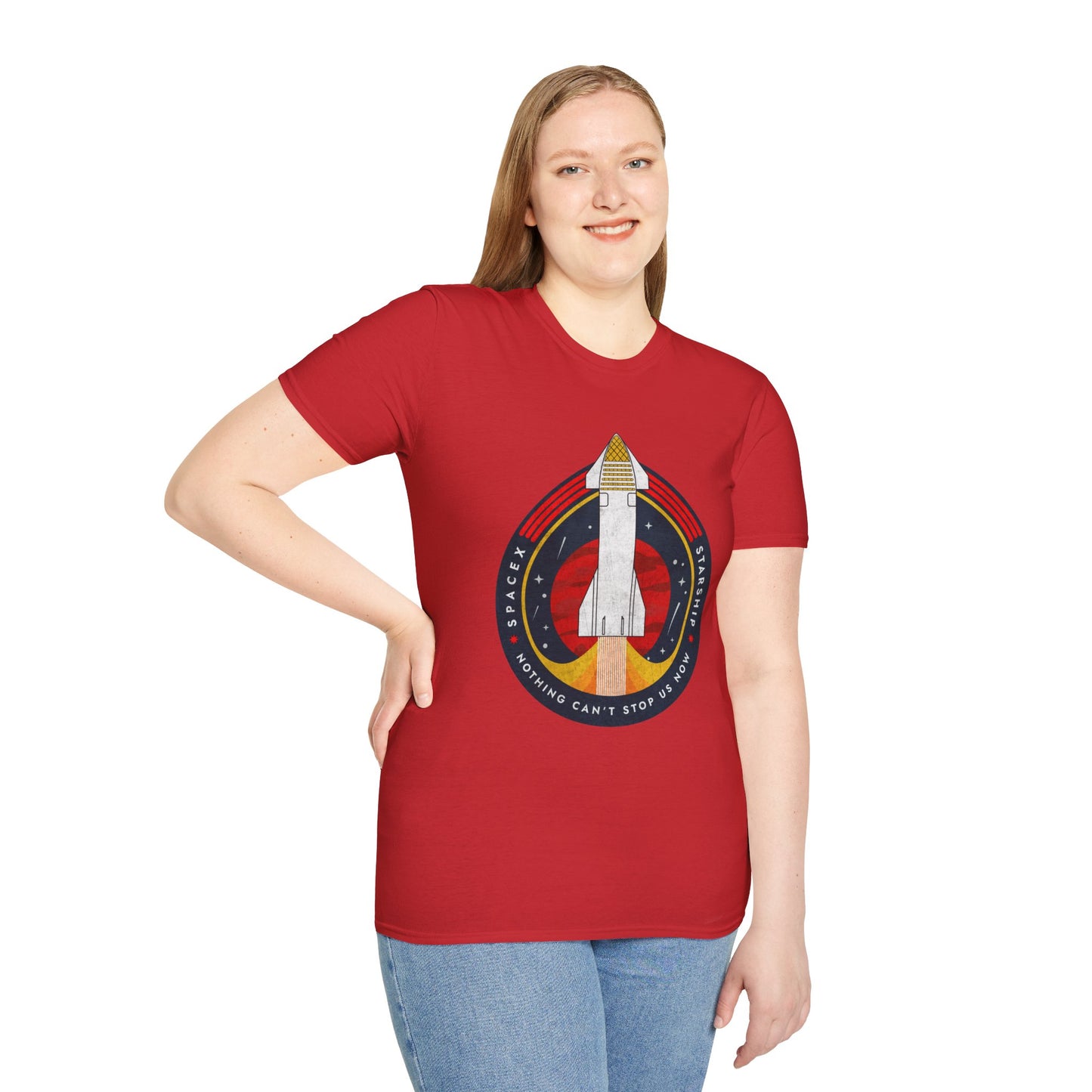 SpaceX-Starship: Nothing Can't Stop Us Now. T-Shirt