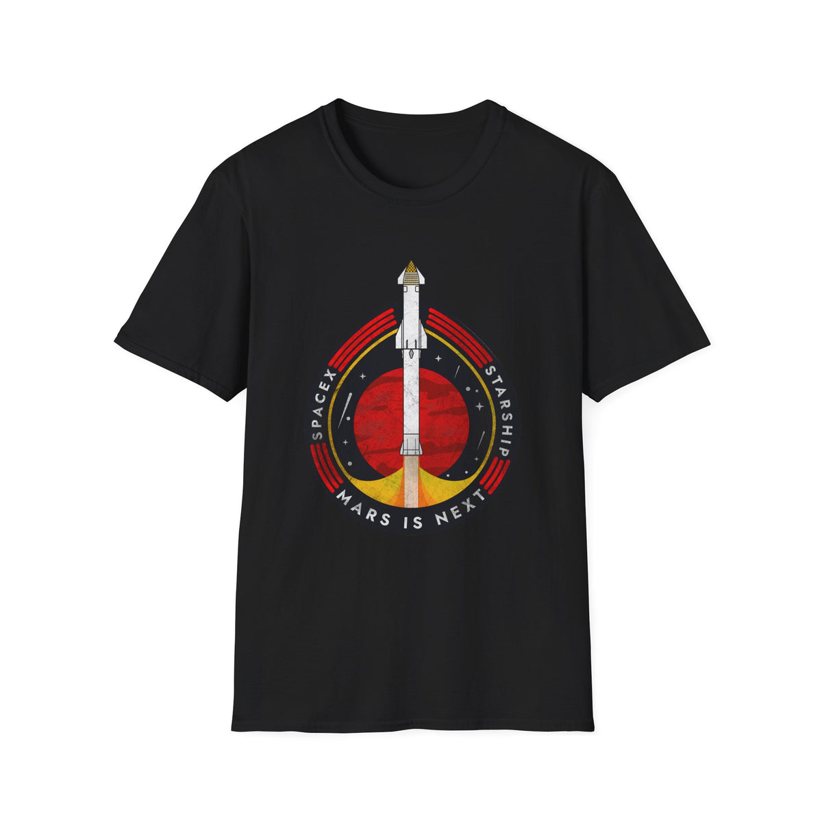 SpaceX-Starship: Mars is Next. T-Shirt