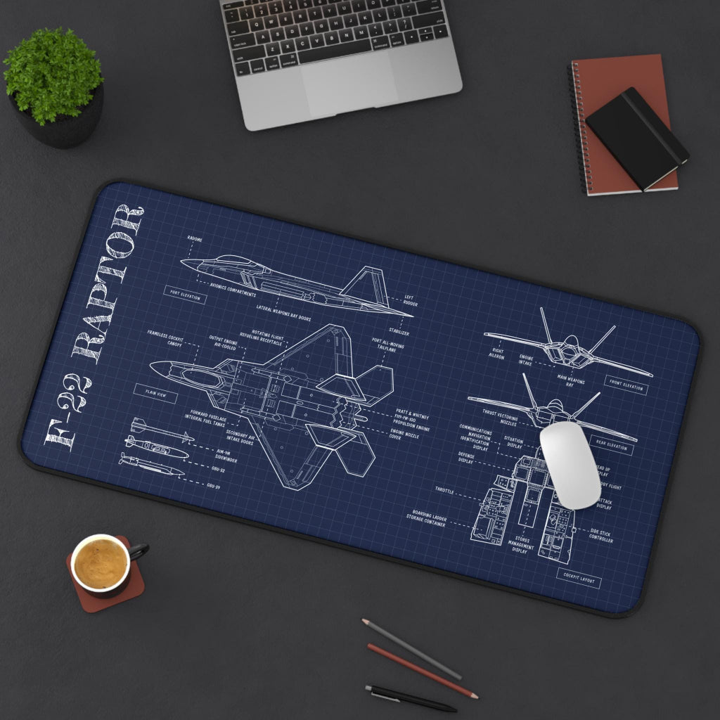 F-22 Desk Mat