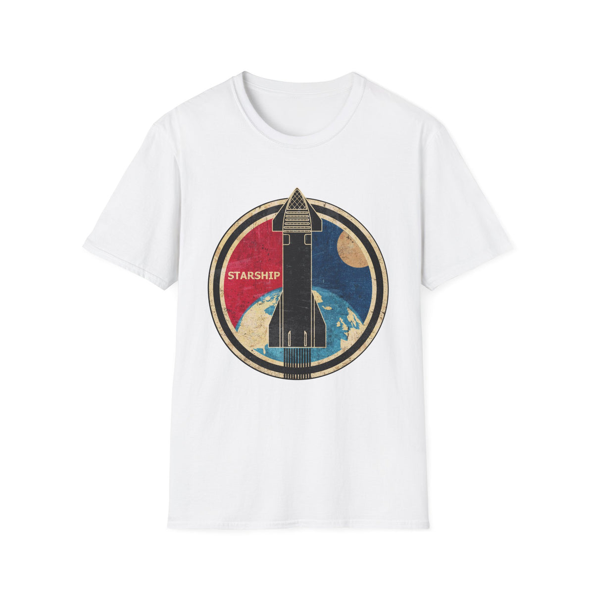 Starship Rocket Badge T-Shirt