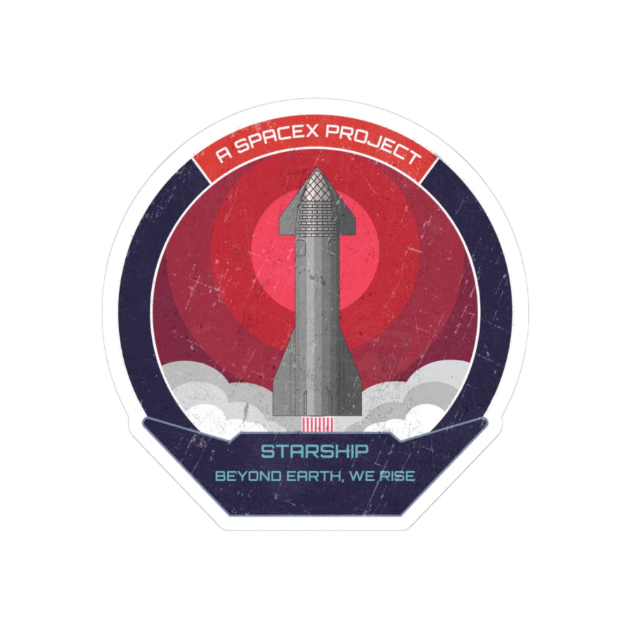 Starship: Beyond Earth, We Rise - Sticker