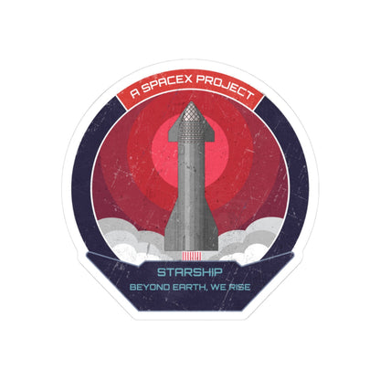 Starship: Beyond Earth, We Rise - Sticker