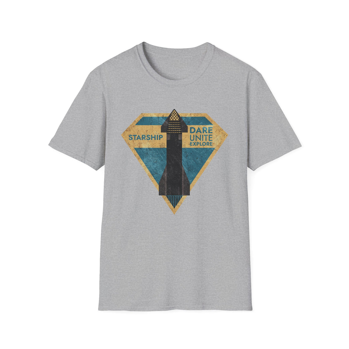 SpaceX-Starship: Dare. Unite. Explore. T-Shirt