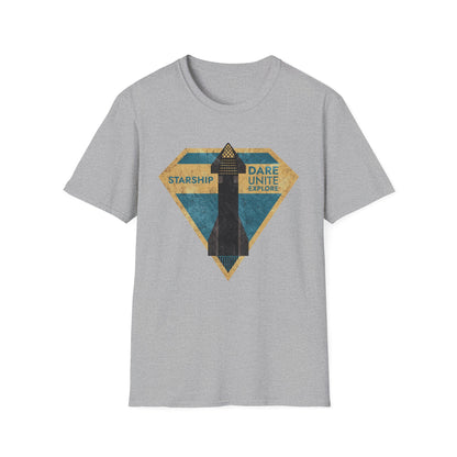 SpaceX-Starship: Dare. Unite. Explore. T-Shirt