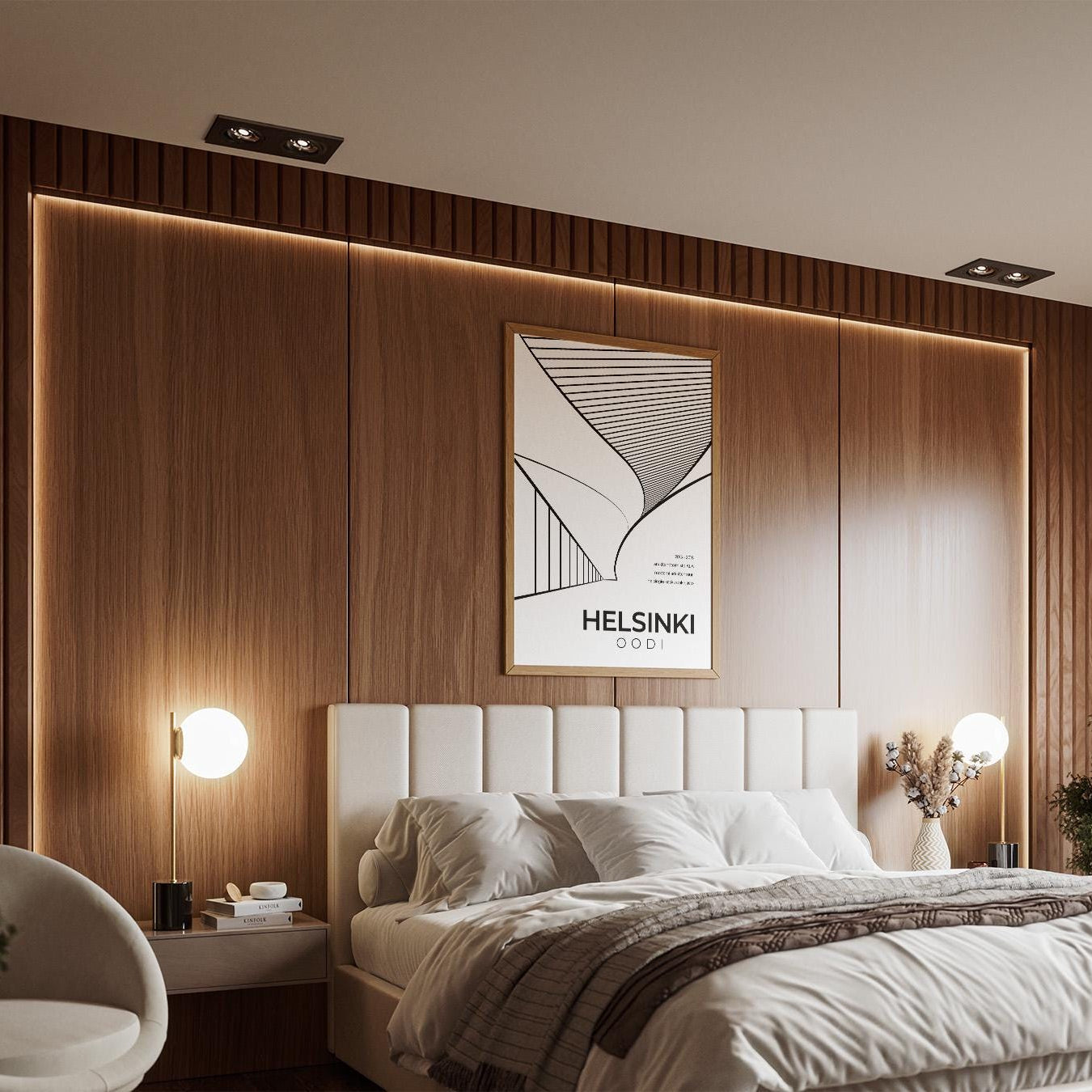 Helsinki Oodi Architecture Poster