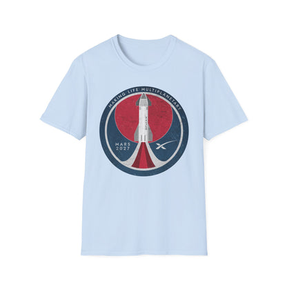 SpaceX Mars 2027: Making Life Multiplanetary - T-Shirt