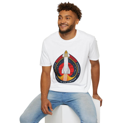 SpaceX-Starship: Built to Go Further. T-Shirt