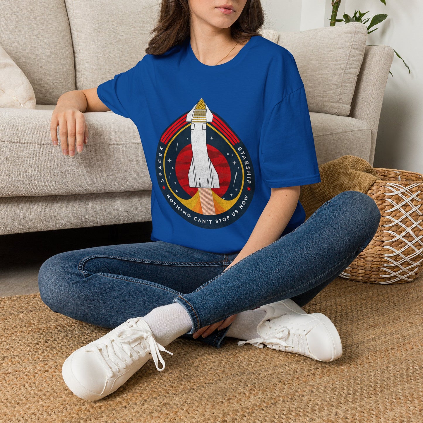 SpaceX-Starship: Nothing Can't Stop Us Now. T-Shirt