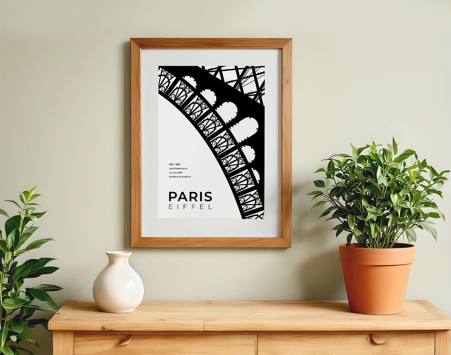 Paris Eiffel Tower Architecture Poster