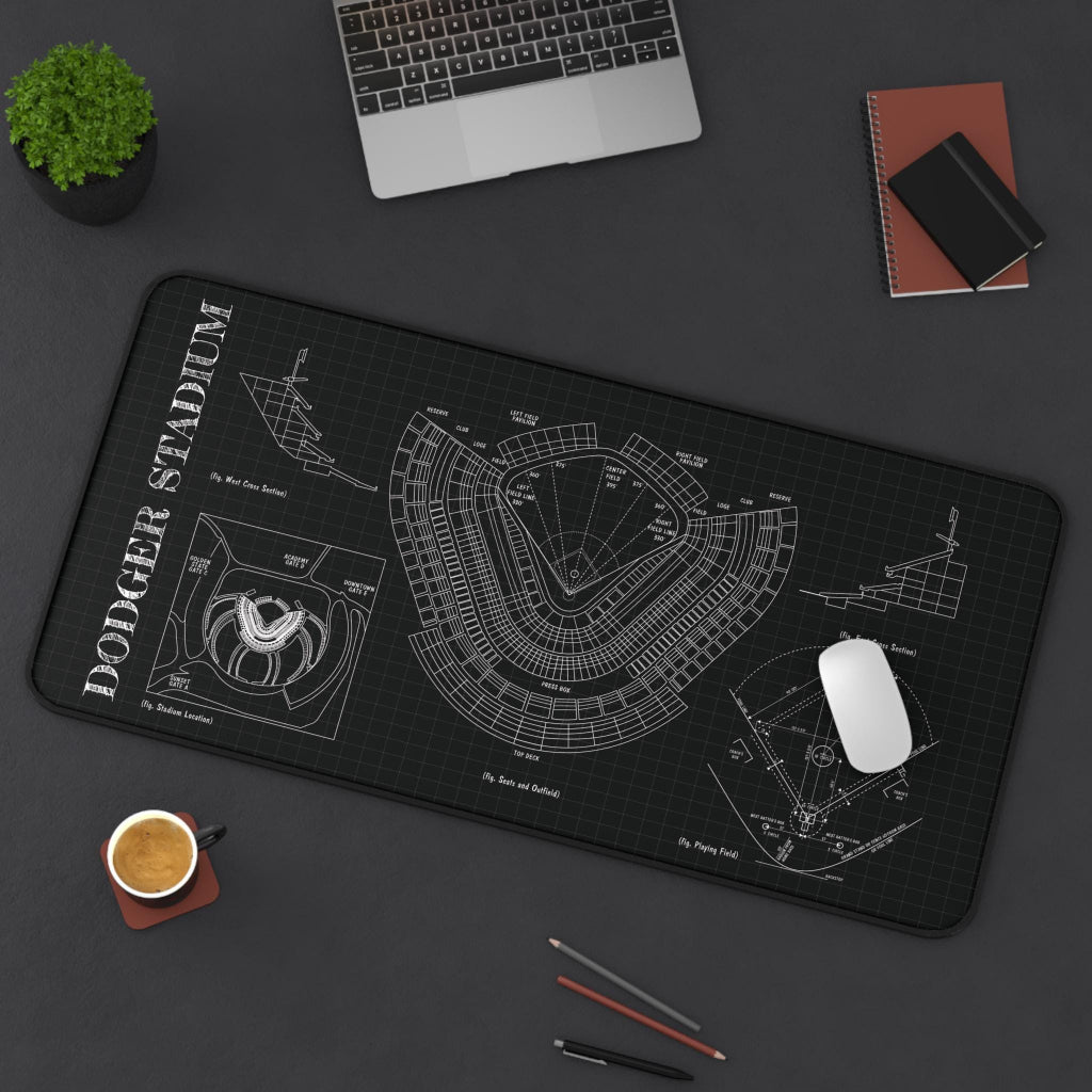 Dodger Stadium Desk Mat
