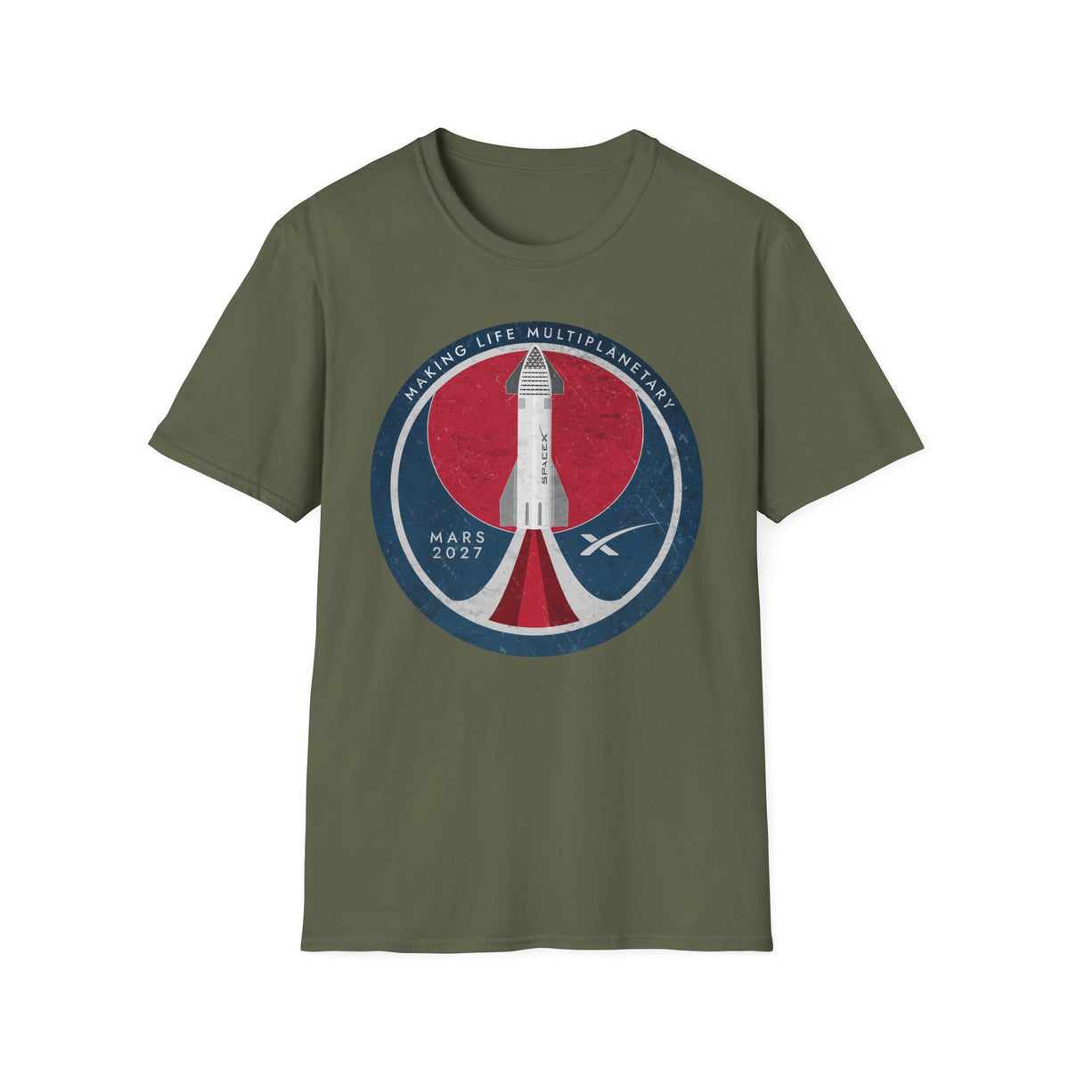 SpaceX Mars 2027: Making Life Multiplanetary - T-Shirt