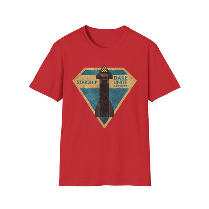 SpaceX-Starship: Dare. Unite. Explore. T-Shirt