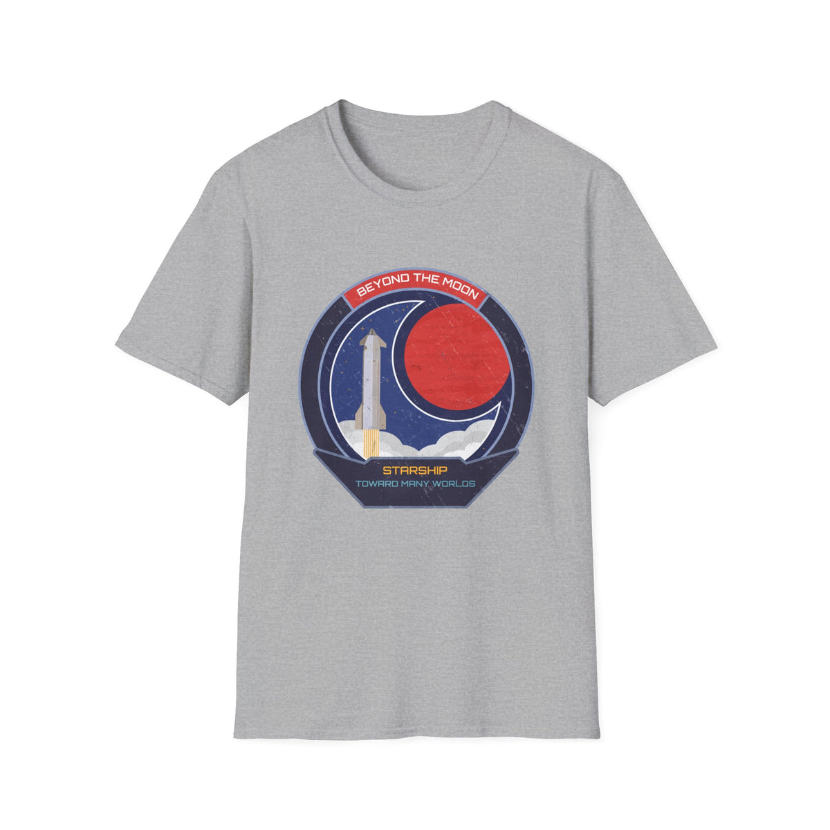 Starship: Beyond The Moon. Toward Many Worlds T-Shirt