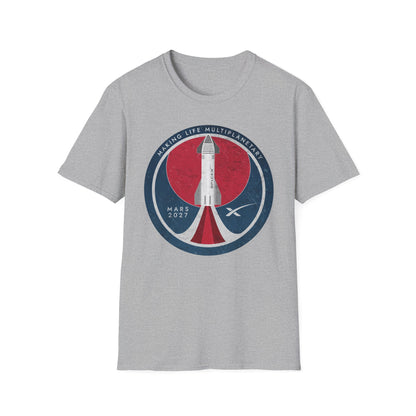 SpaceX Mars 2027: Making Life Multiplanetary - T-Shirt