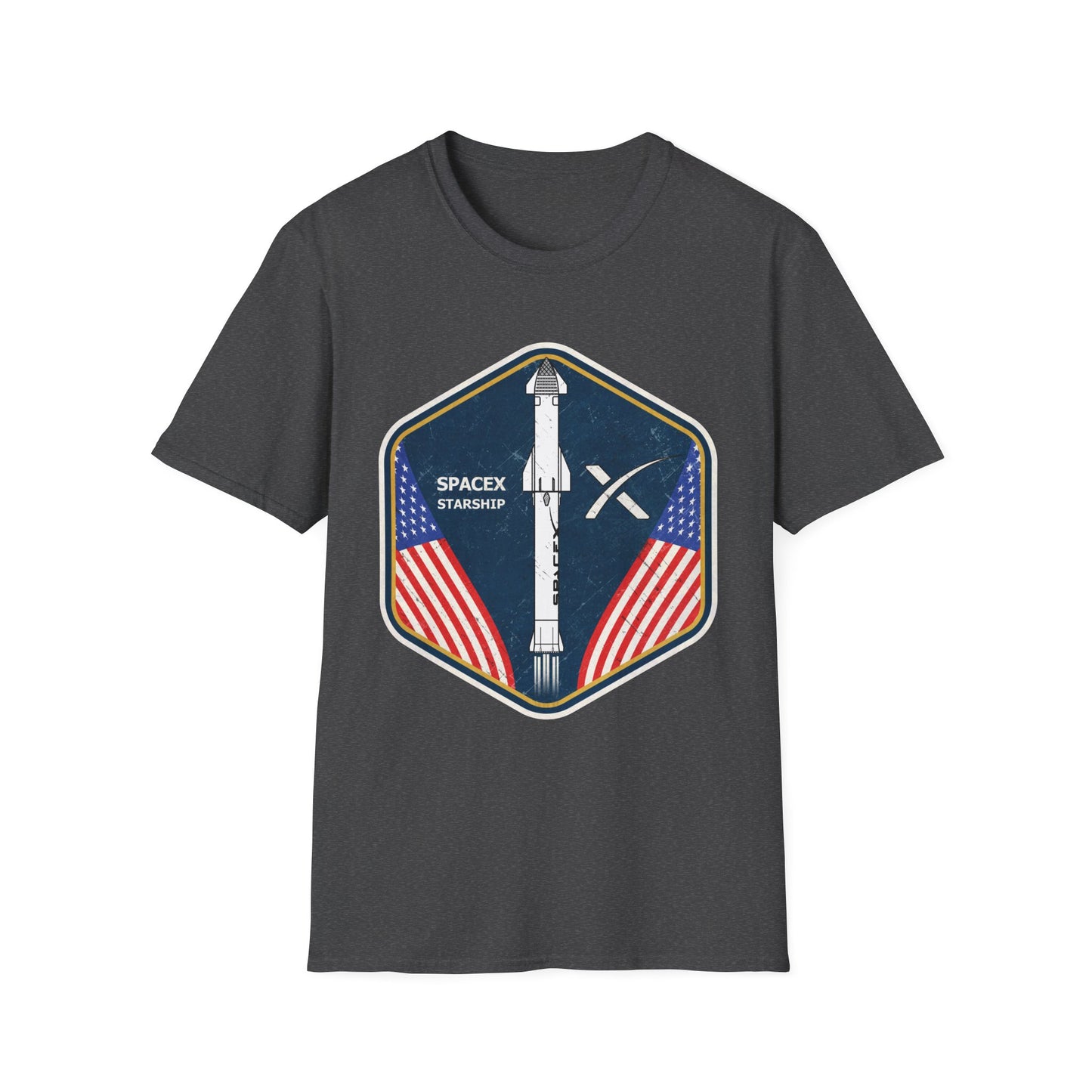 SpaceX Starship Badge T-Shirt