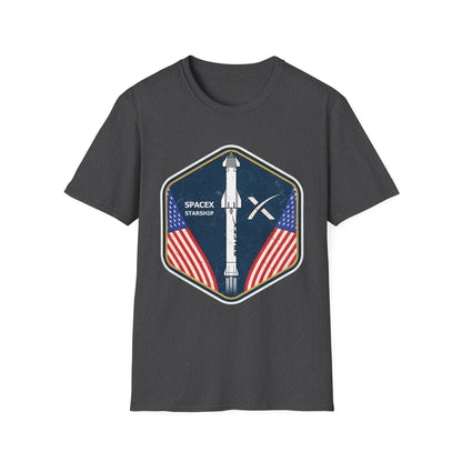 SpaceX Starship Badge T-Shirt