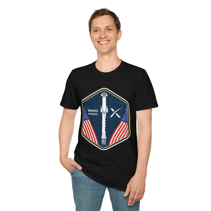 SpaceX Starship Badge T-Shirt