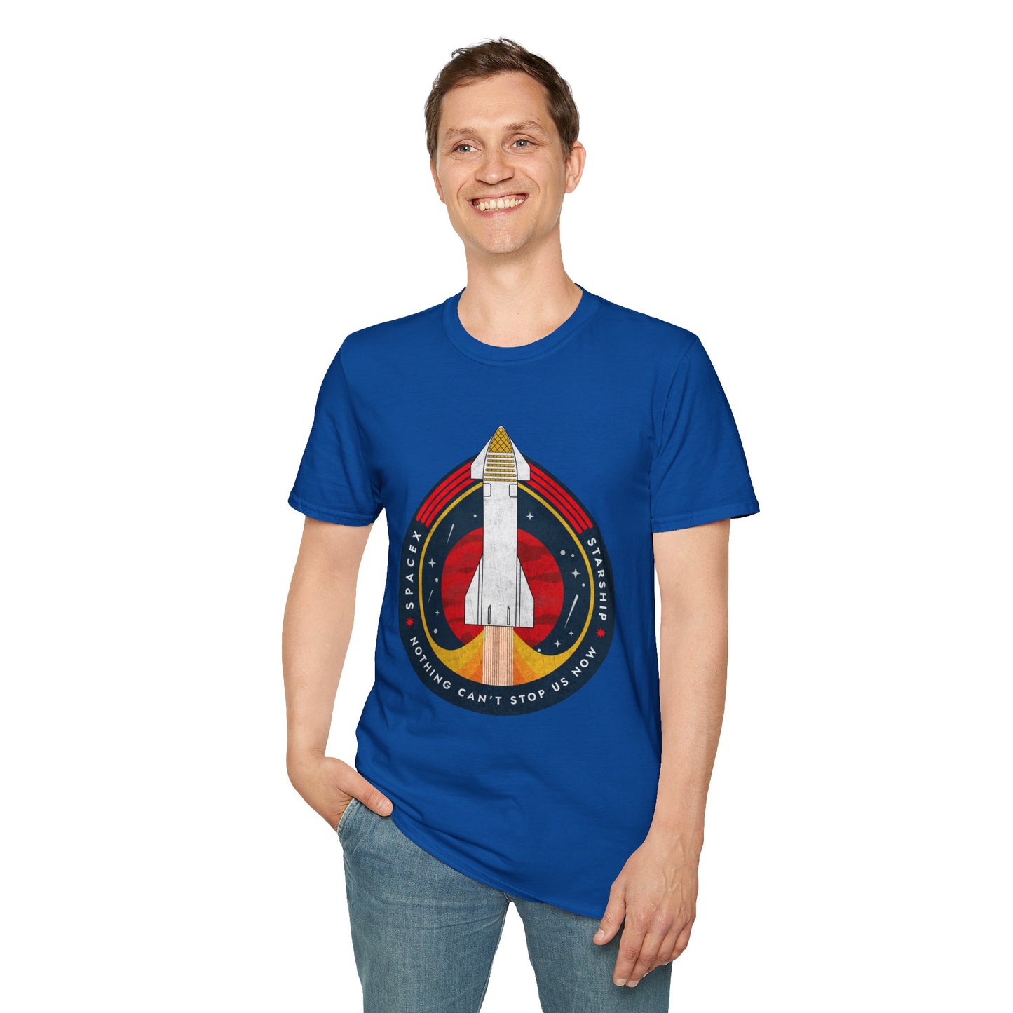 SpaceX-Starship: Nothing Can't Stop Us Now. T-Shirt