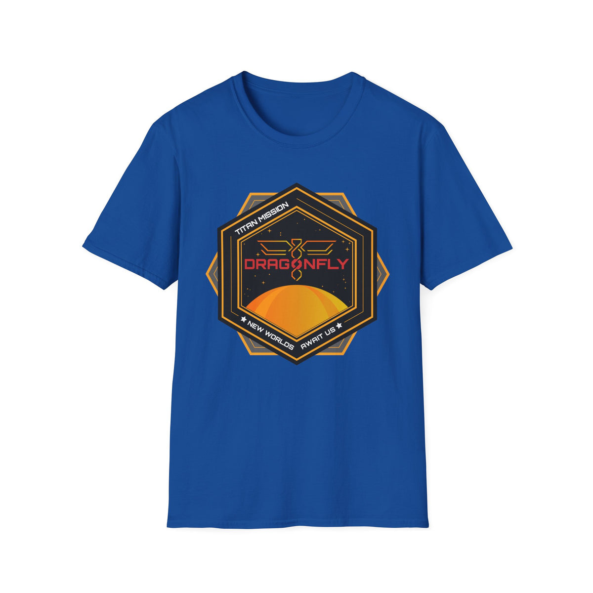 Dragonfly: Titan Mission. New Worlds Await Us T-Shirt