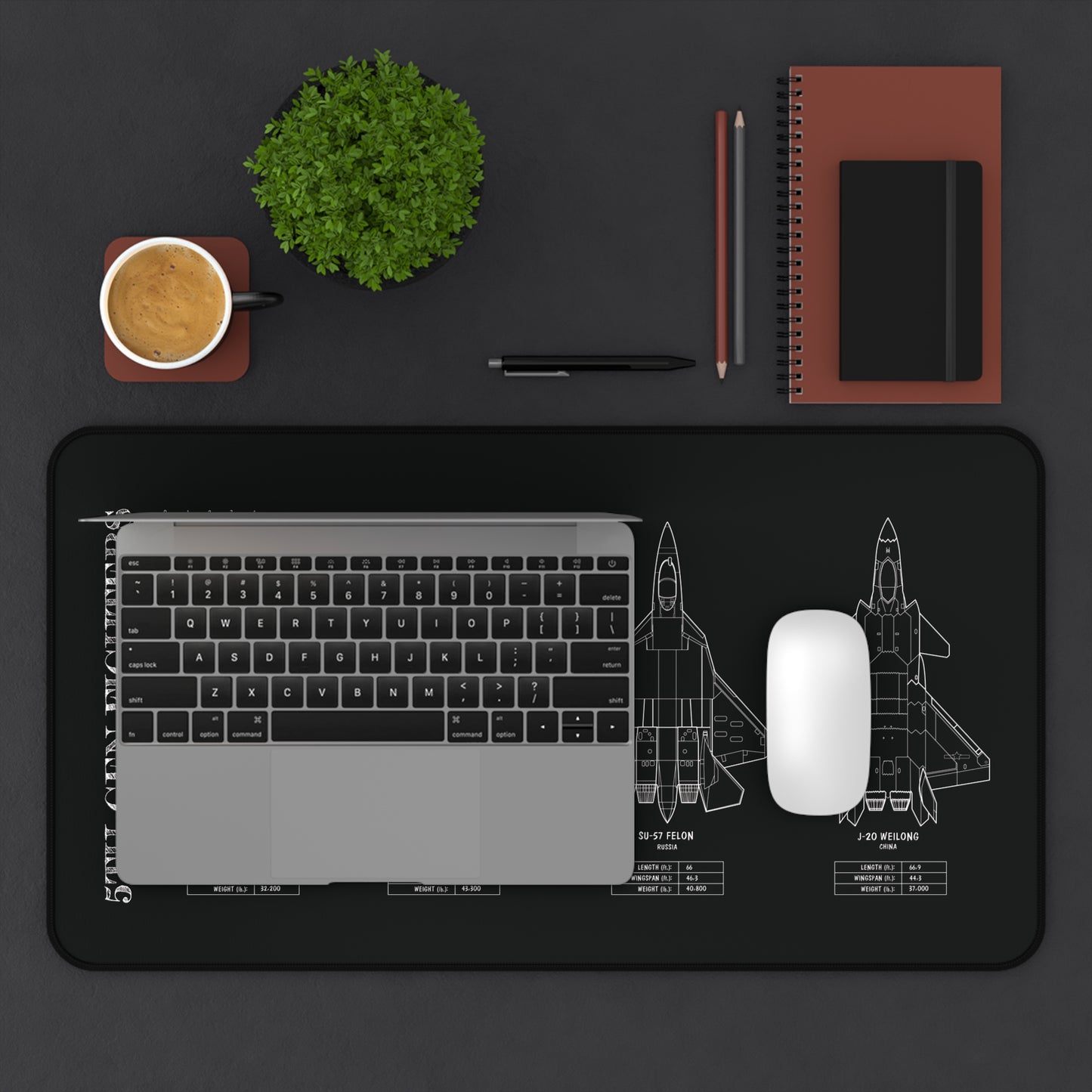 5th Gen Fighters Desk Mat