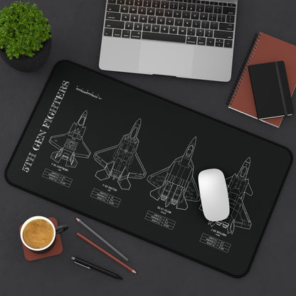 5th Gen Fighters Desk Mat