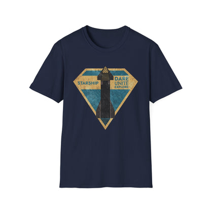 SpaceX-Starship: Dare. Unite. Explore. T-Shirt