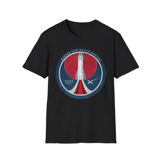 SpaceX Mars 2027: Making Life Multiplanetary - T-Shirt