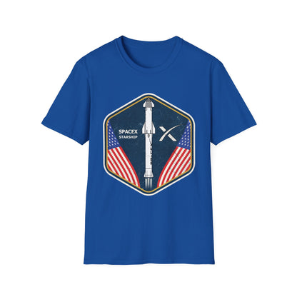 SpaceX Starship Badge T-Shirt