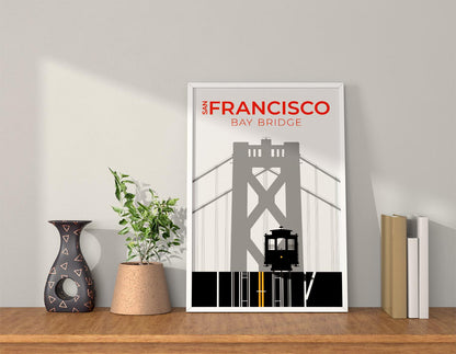 San Francisco Bay Bridge Poster