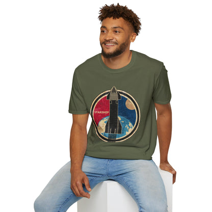 Starship Rocket Badge T-Shirt