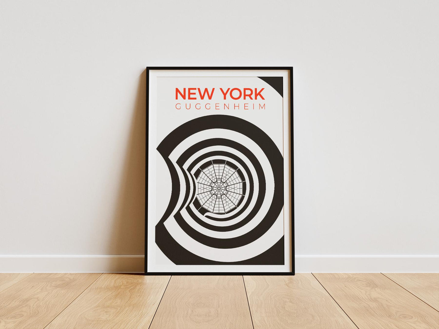 New York Guggenheim Staircase and Skylight Poster