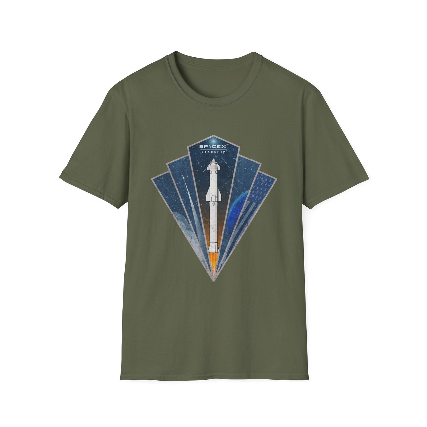 Starship Rocket Badge T-Shirt