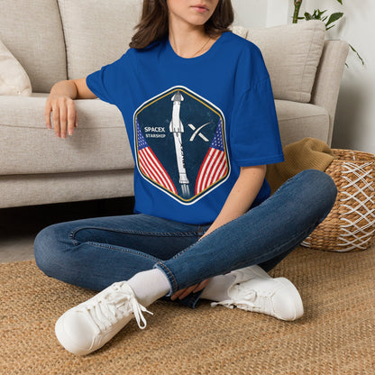 SpaceX Starship Badge T-Shirt