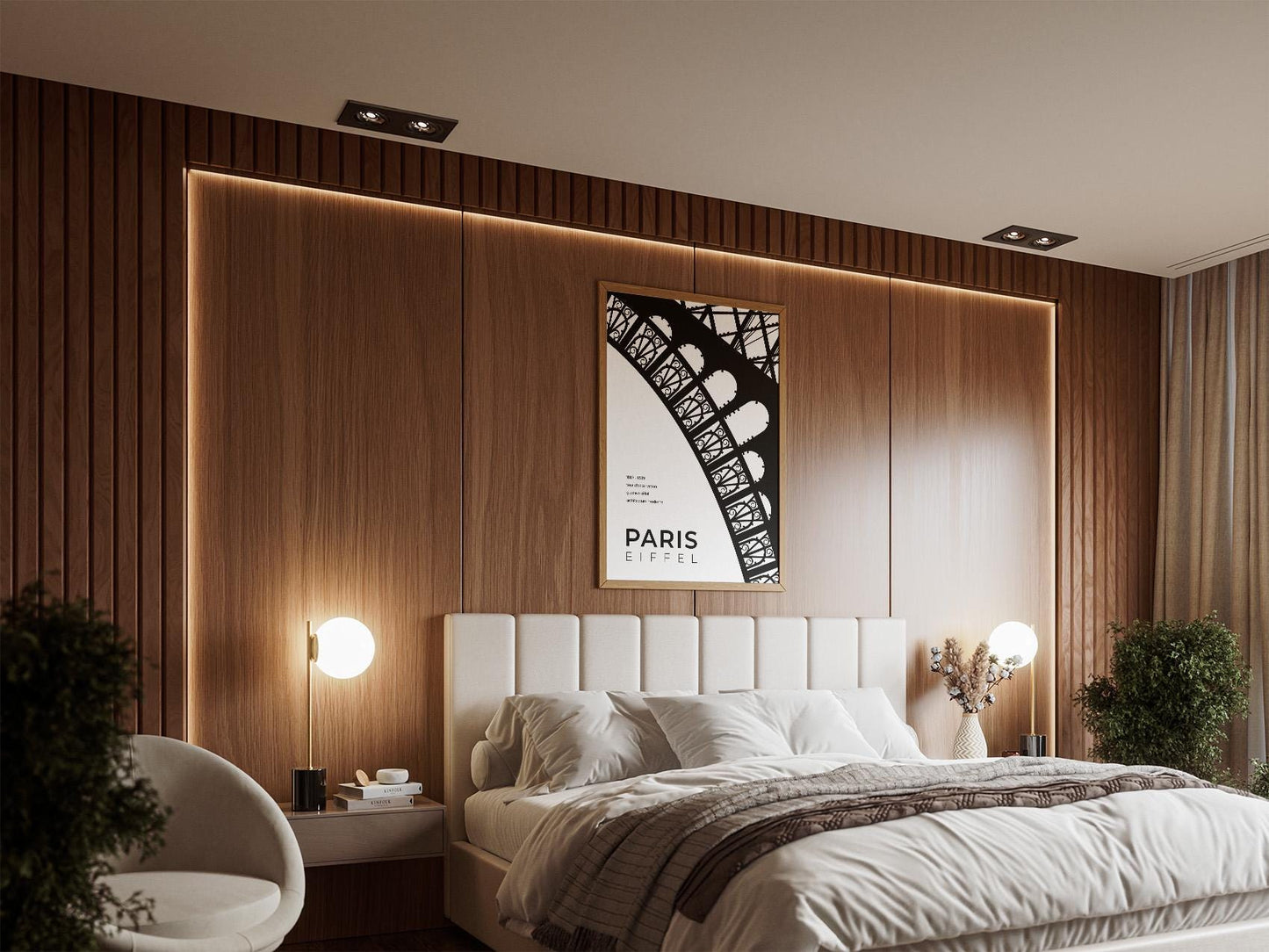 Paris Eiffel Tower Architecture Poster