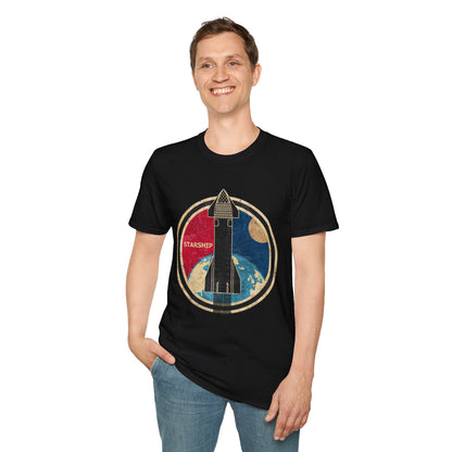 Starship Rocket Badge T-Shirt