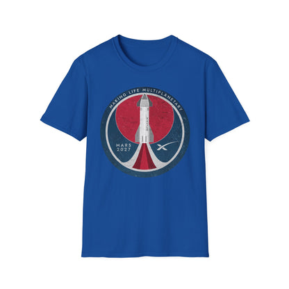 SpaceX Mars 2027: Making Life Multiplanetary - T-Shirt