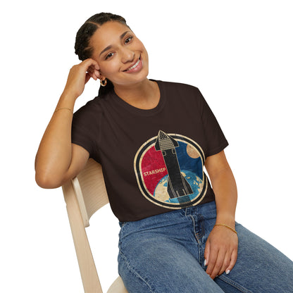 Starship Rocket Badge T-Shirt