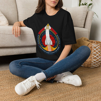 SpaceX-Starship: Nothing Can't Stop Us Now. T-Shirt