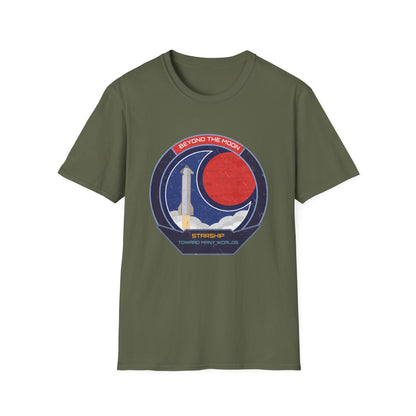 Starship: Beyond The Moon. Toward Many Worlds T-Shirt