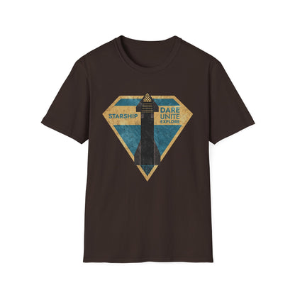 SpaceX-Starship: Dare. Unite. Explore. T-Shirt