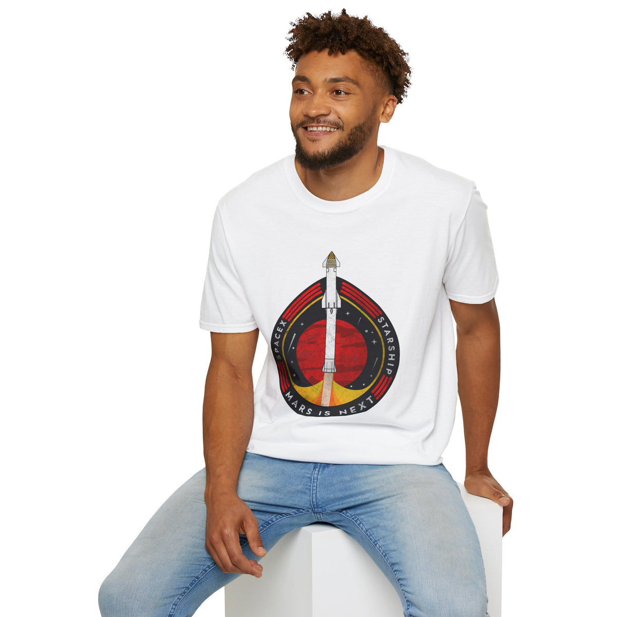 SpaceX-Starship: Mars is Next. T-Shirt