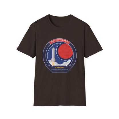 Starship: Beyond The Moon. Toward Many Worlds T-Shirt