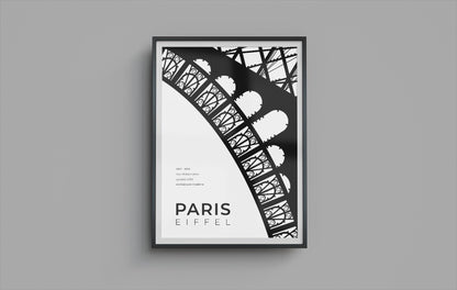 Paris Eiffel Tower Architecture Poster