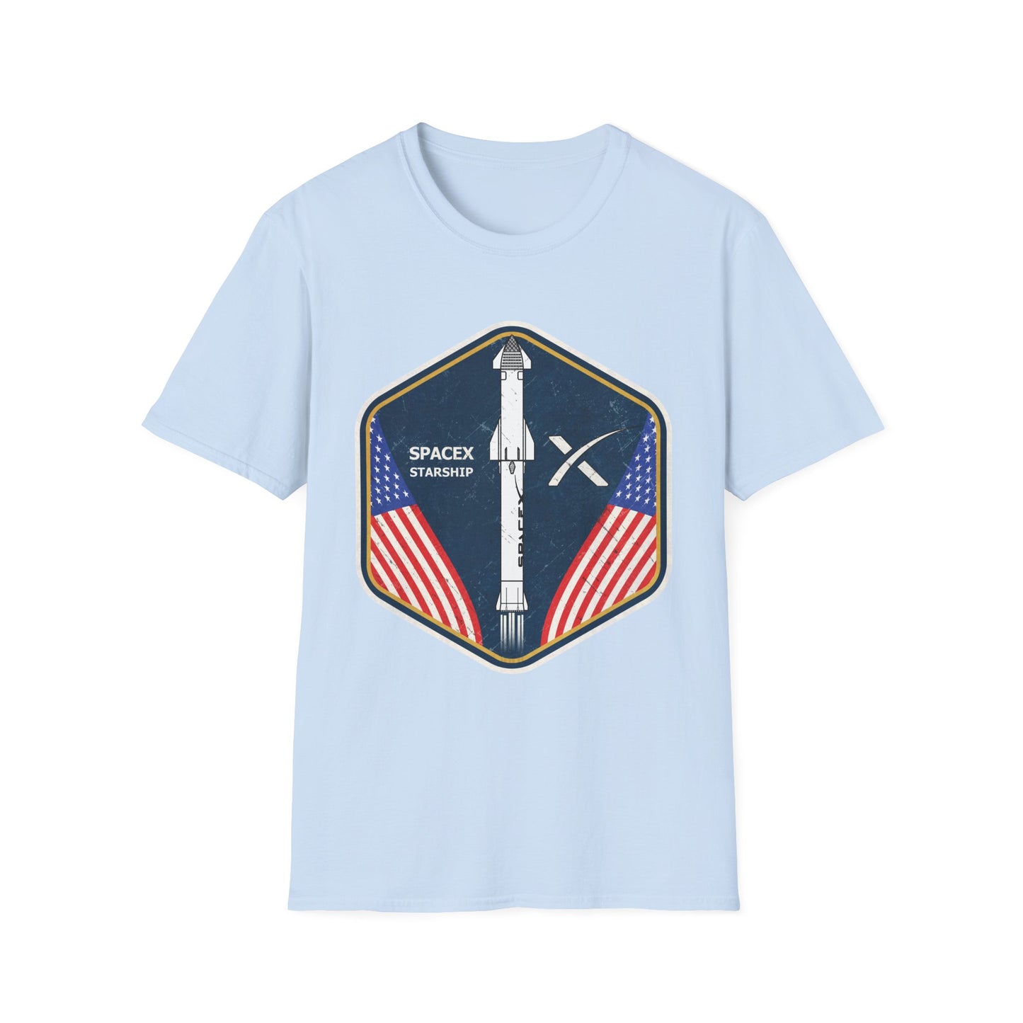 SpaceX Starship Badge T-Shirt