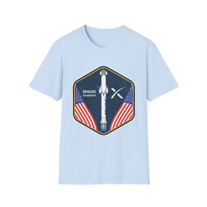 SpaceX Starship Badge T-Shirt