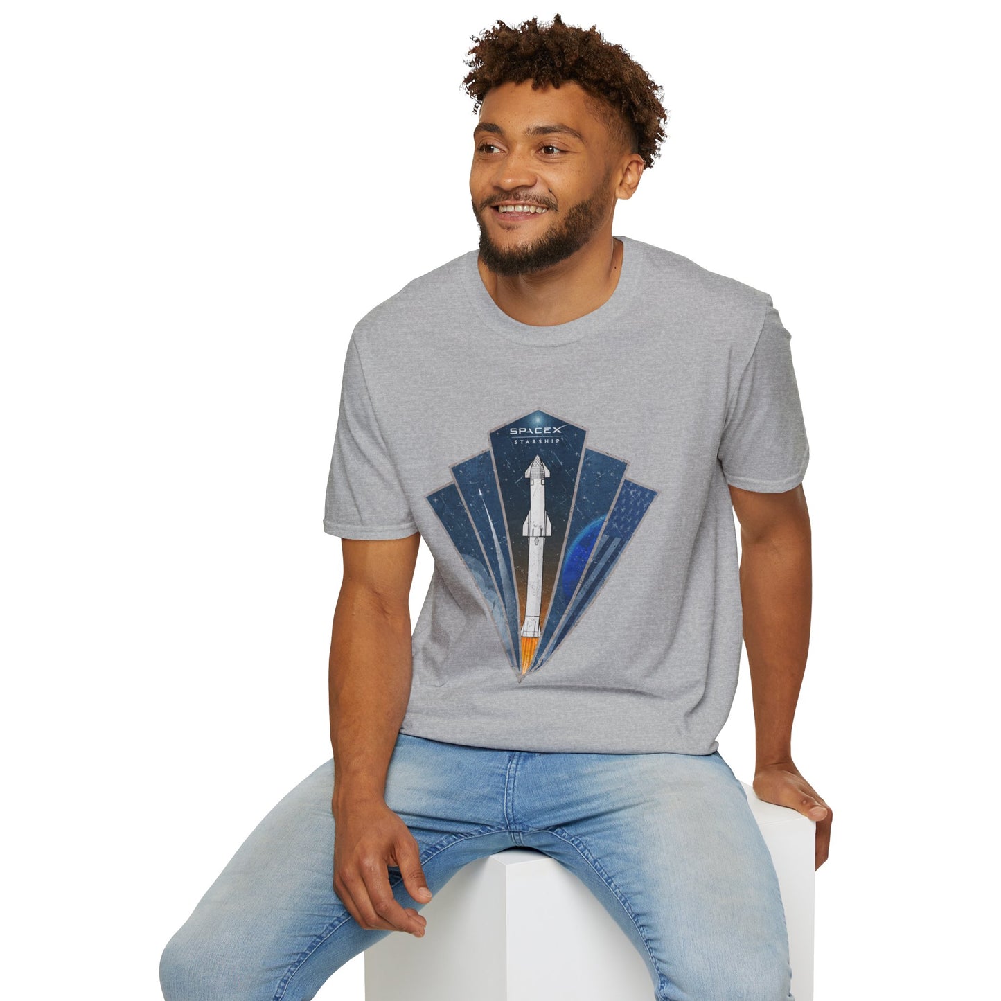 Starship Rocket Badge T-Shirt