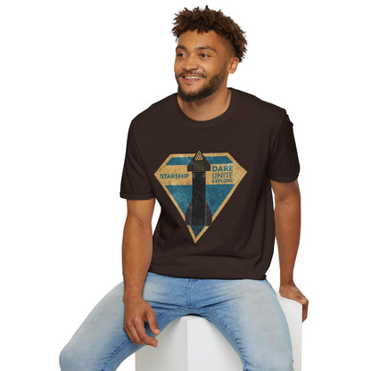 SpaceX-Starship: Dare. Unite. Explore. T-Shirt