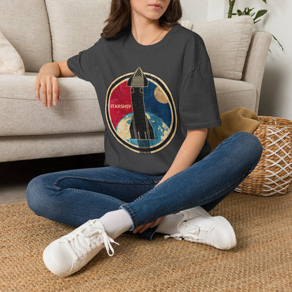 Starship Rocket Badge T-Shirt